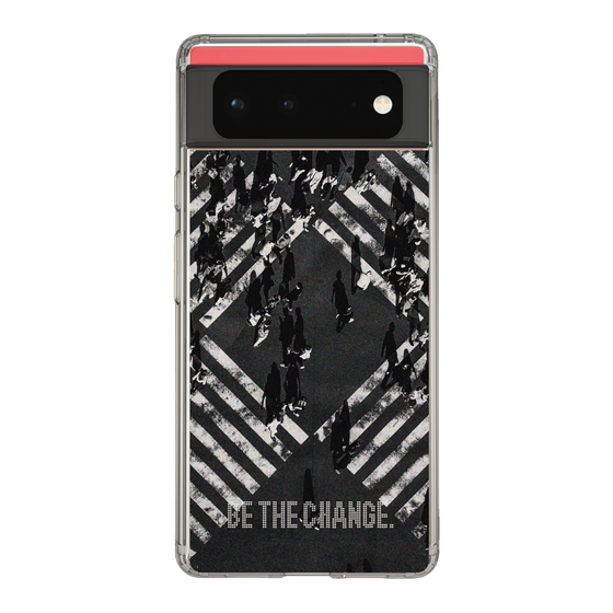 Slim Protection Case［ Original - Dot Overlay - BE THE CHANGE/B ］