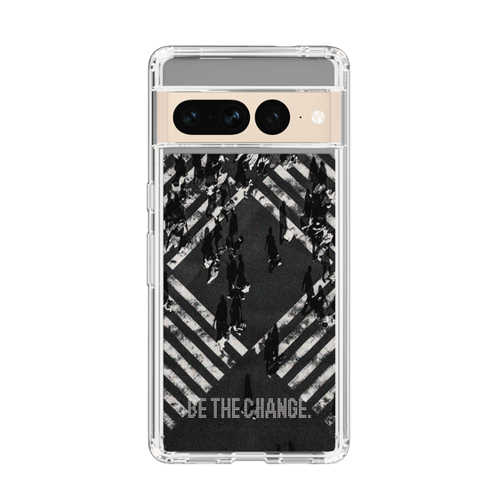 Slim Protection Case［ Original - Dot Overlay - BE THE CHANGE/B ］