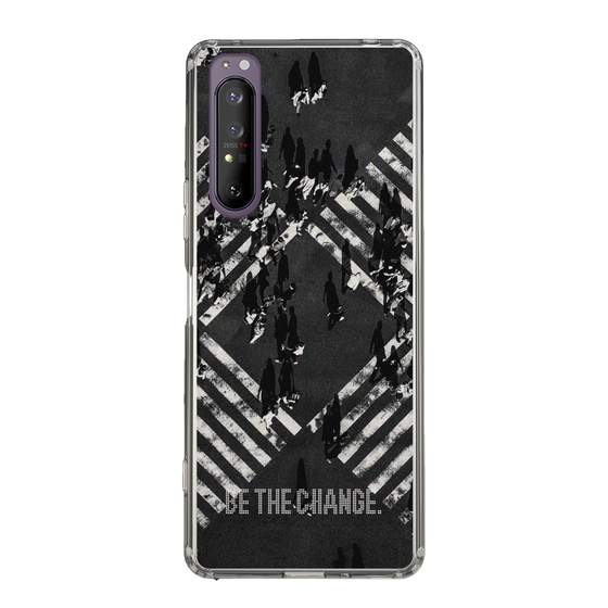 Slim Protection Case［ Original - Dot Overlay - BE THE CHANGE/B ］