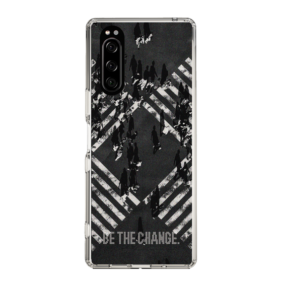 Slim Protection Case［ Original - Dot Overlay - BE THE CHANGE/B ］