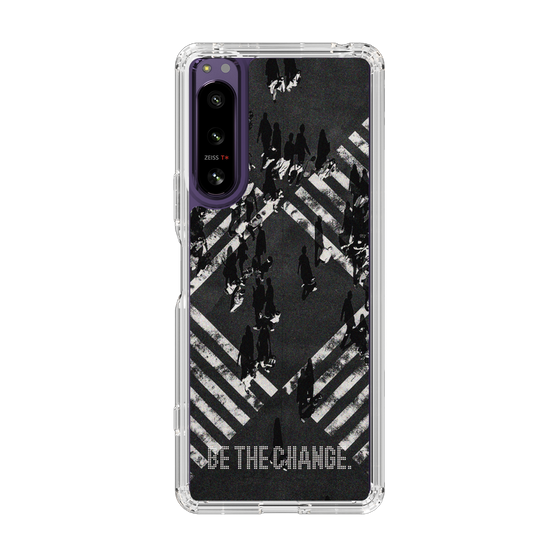 Slim Protection Case［ Original - Dot Overlay - BE THE CHANGE/B ］