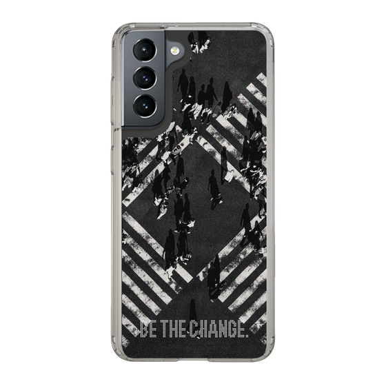Slim Protection Case［ Original - Dot Overlay - BE THE CHANGE/B ］