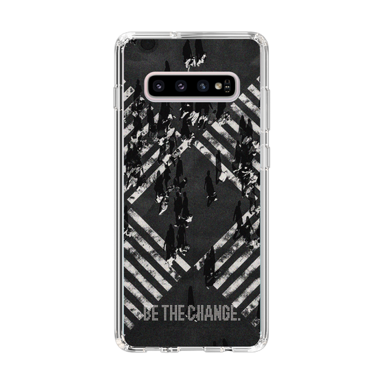 Slim Protection Case［ Original - Dot Overlay - BE THE CHANGE/B ］