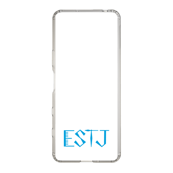 Slim Protection Case［ Original - ESTJ Executive - Alphabet ］