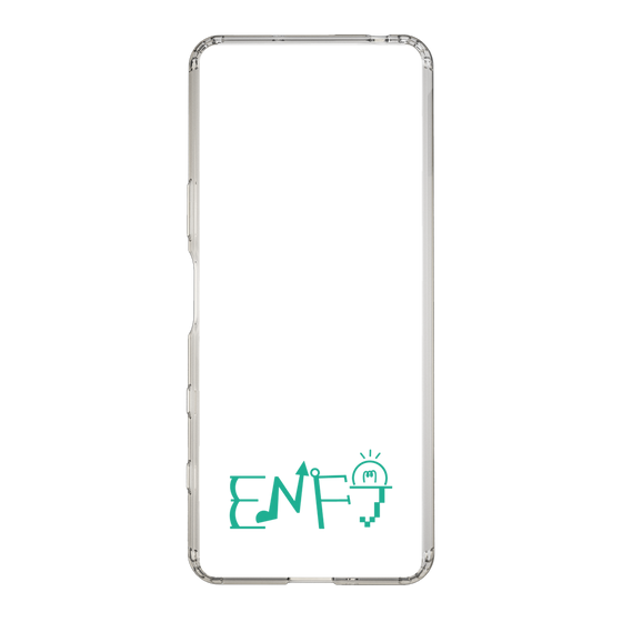 Slim Protection Case［ Original - ENFJ Protagonist - Alphabet ］