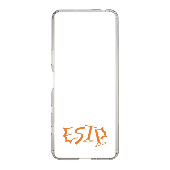 Slim Protection Case［ Original - ESTP Entrepreneur - Alphabet ］