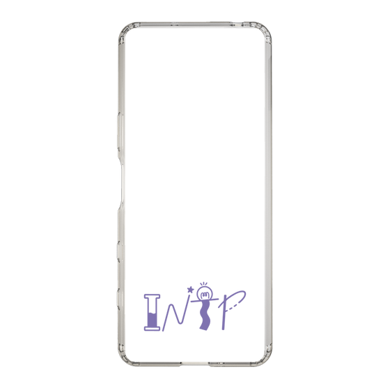 Slim Protection Case［ Original - INTP Logician - Alphabet ］