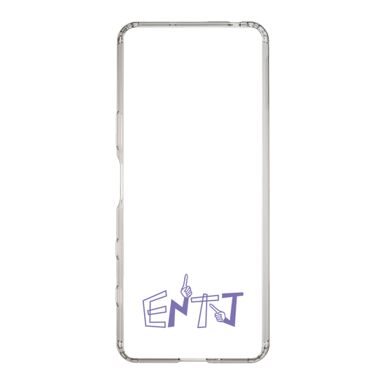 Slim Protection Case［ Original - ENTJ Commander - Alphabet ］