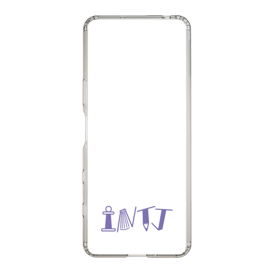 Slim Protection Case［ Original - INTJ Architect - Alphabet ］
