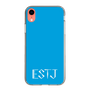 Slim Protection Case［ Original - ESTJ Executive - Alphabet - Blue ］