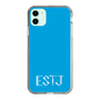 Slim Protection Case［ Original - ESTJ Executive - Alphabet - Blue ］