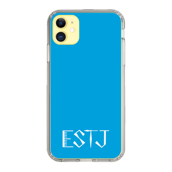 Slim Protection Case［ Original - ESTJ Executive - Alphabet - Blue ］