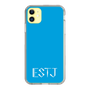 Slim Protection Case［ Original - ESTJ Executive - Alphabet - Blue ］