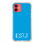 Slim Protection Case［ Original - ESTJ Executive - Alphabet - Blue ］