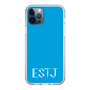 Slim Protection Case［ Original - ESTJ Executive - Alphabet - Blue ］