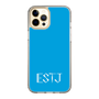 Slim Protection Case［ Original - ESTJ Executive - Alphabet - Blue ］