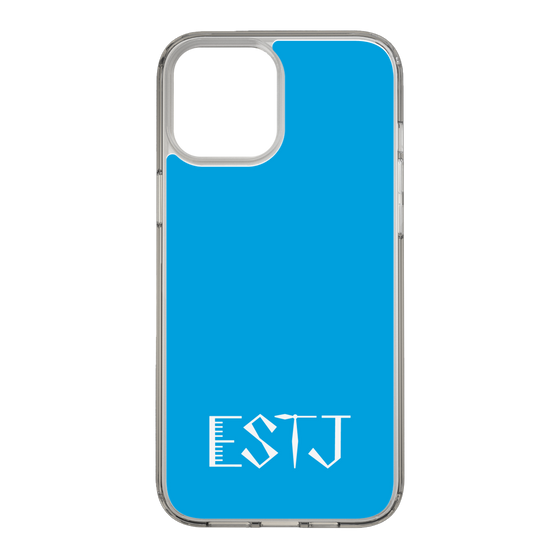 Slim Protection Case［ Original - ESTJ Executive - Alphabet - Blue ］