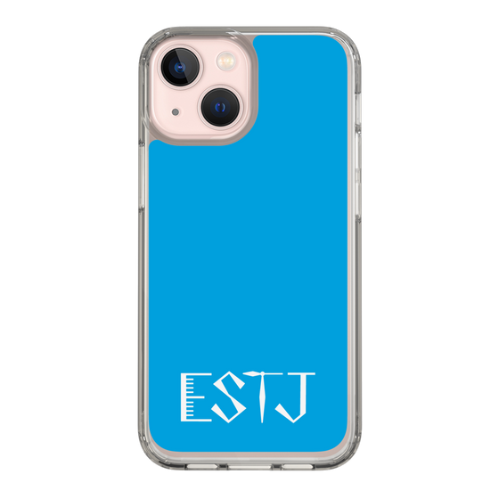 Slim Protection Case［ オリジナル - ESTJ 幹部 - アルファベット - Blue ］