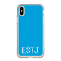 Slim Protection Case［ Original - ESTJ Executive - Alphabet - Blue ］