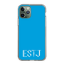 Slim Protection Case［ Original - ESTJ Executive - Alphabet - Blue ］