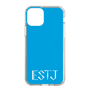Slim Protection Case［ Original - ESTJ Executive - Alphabet - Blue ］