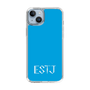 Slim Protection Case［ Original - ESTJ Executive - Alphabet - Blue ］