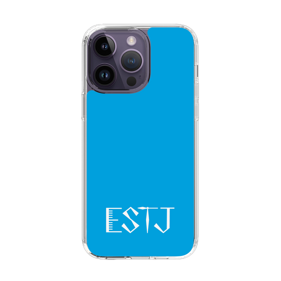 Slim Protection Case［ Original - ESTJ Executive - Alphabet - Blue ］