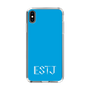 Slim Protection Case［ Original - ESTJ Executive - Alphabet - Blue ］