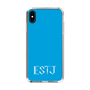 Slim Protection Case［ Original - ESTJ Executive - Alphabet - Blue ］