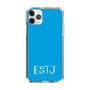 Slim Protection Case［ Original - ESTJ Executive - Alphabet - Blue ］