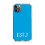 Slim Protection Case［ Original - ESTJ Executive - Alphabet - Blue ］