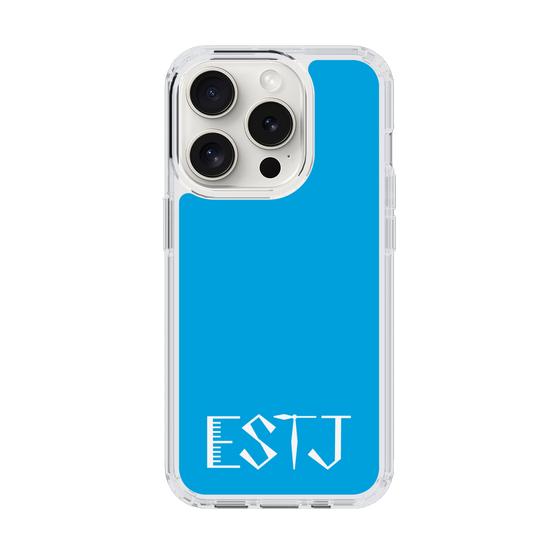 Slim Protection Case［ Original - ESTJ Executive - Alphabet - Blue ］