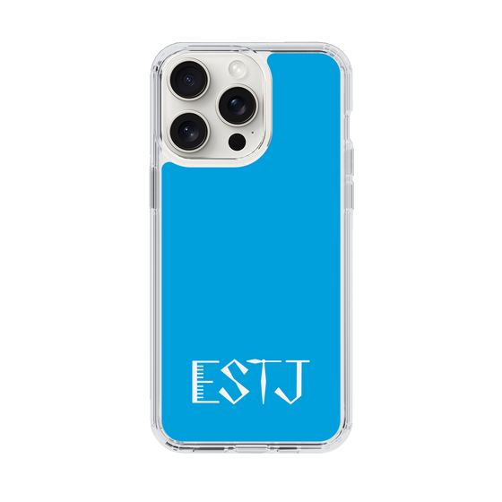Slim Protection Case［ Original - ESTJ Executive - Alphabet - Blue ］