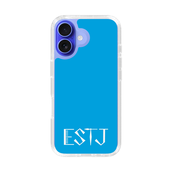 Slim Protection Case［ Original - ESTJ Executive - Alphabet - Blue ］
