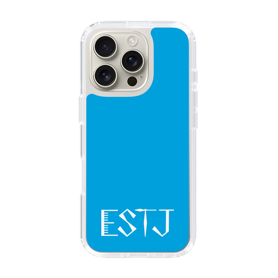 Slim Protection Case［ Original - ESTJ Executive - Alphabet - Blue ］
