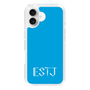Slim Protection Case［ Original - ESTJ Executive - Alphabet - Blue ］