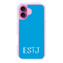 Slim Protection Case［ Original - ESTJ Executive - Alphabet - Blue ］