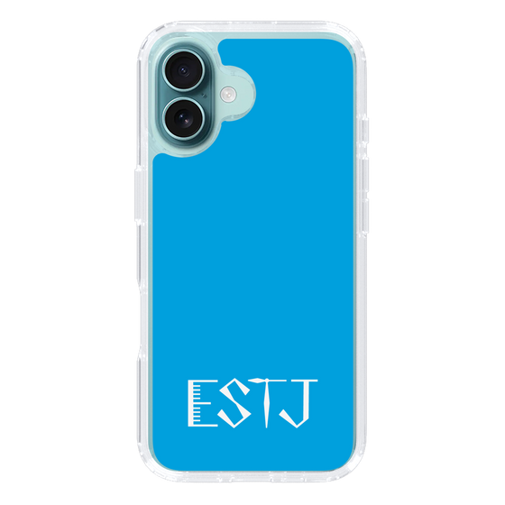 Slim Protection Case［ Original - ESTJ Executive - Alphabet - Blue ］
