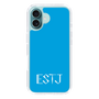 Slim Protection Case［ Original - ESTJ Executive - Alphabet - Blue ］
