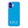 Slim Protection Case［ Original - ESTJ Executive - Alphabet - Blue ］