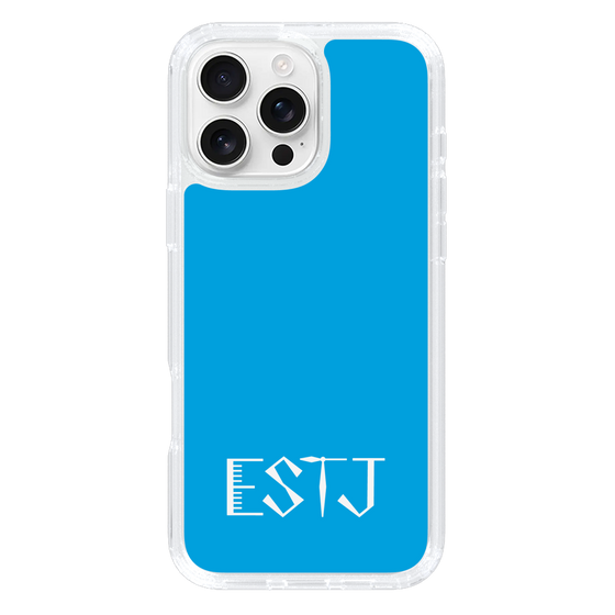 Slim Protection Case［ Original - ESTJ Executive - Alphabet - Blue ］
