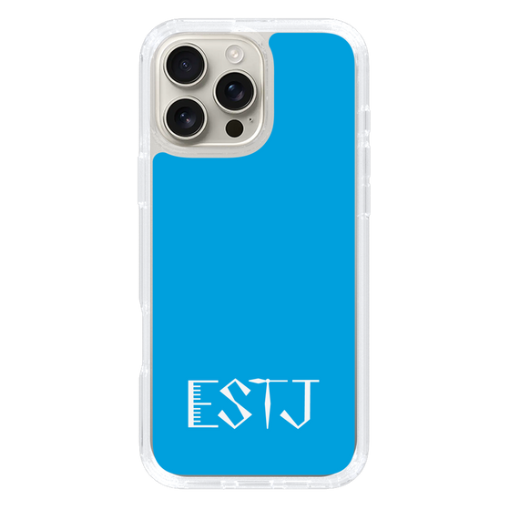 Slim Protection Case［ Original - ESTJ Executive - Alphabet - Blue ］