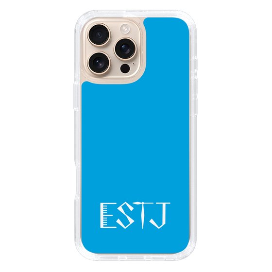 Slim Protection Case［ Original - ESTJ Executive - Alphabet - Blue ］