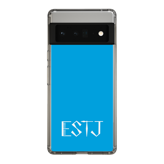 Slim Protection Case［ Original - ESTJ Executive - Alphabet - Blue ］