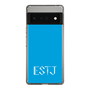 Slim Protection Case［ Original - ESTJ Executive - Alphabet - Blue ］