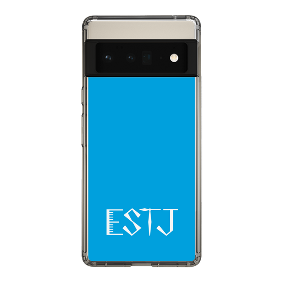 Slim Protection Case［ Original - ESTJ Executive - Alphabet - Blue ］