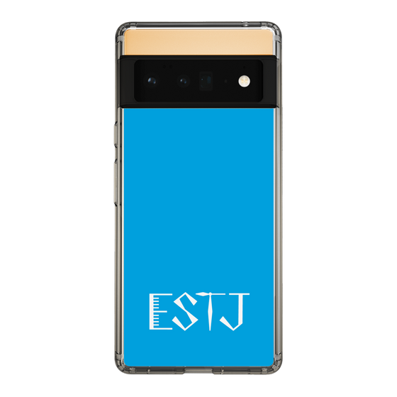 Slim Protection Case［ Original - ESTJ Executive - Alphabet - Blue ］
