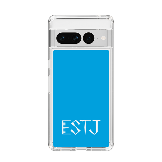Slim Protection Case［ Original - ESTJ Executive - Alphabet - Blue ］