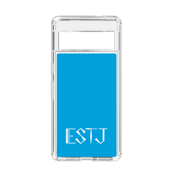 Slim Protection Case［ Original - ESTJ Executive - Alphabet - Blue ］