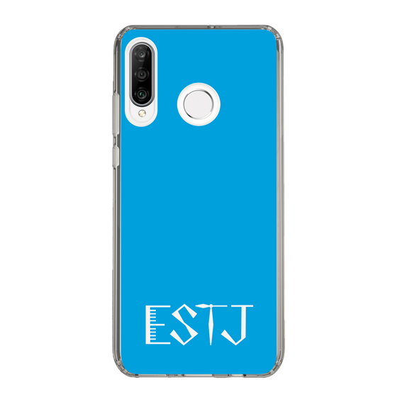 Slim Protection Case［ Original - ESTJ Executive - Alphabet - Blue ］